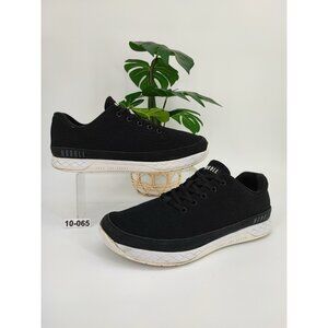 Nobull Men’s Canvas Trainers Black Lace Up Sneakers Size 10.5 US